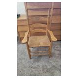 Vintage Oak Ladderback Chair