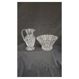 Rosenthal 10' German Lead Crystal Bowl & Pitcher