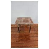 Marble Top End Table