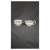 Wedgewood 'Curzon' Bone China Cream & Sugar