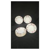 11 Wedgewood 'Chinese Flower' Ruffled Edge Bowls