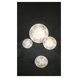 7 Wedgewood 'Hathaway Rose' Bone China Plates