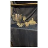 Box of Clear Misc Glassware
