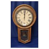 1900 New Haven Schoolhouse Regulator Wall Clock