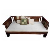Custom Chinese Rosewood Daybed with Cushion