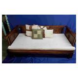 Chinese Rosewood Daybed with Cushion