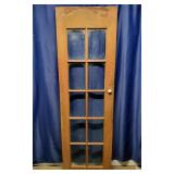 7ft Wooden French Door