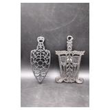 2 Cast Iron Trivettes