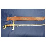 Fantasy Scimitar Sword With Sheath