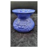 Ironstone England 1890 Blue Flower Vase