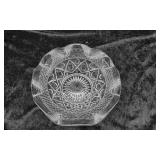 Clear Cape Cod Ruffled Edge Bowl