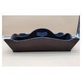 Walnut Cutlery Tray With Heart Cut Out Handle.
