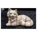 Chalkware Persian Cat Statue