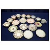 Various Tea Cups & 10 Sacuers