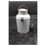 Gray Enamelware Milk Pail