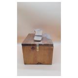 Wooden Shoe Shine Box