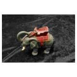 Vintage Cast Iron Mechanical Elephant Bank
