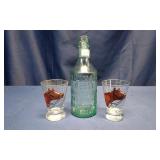 Pair Of Highball Glasses & Elliman