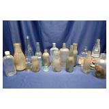 17 Various Glass Bottles