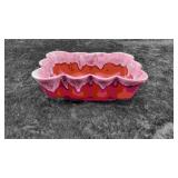 Burgundy Ceramic Planter