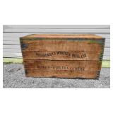 Ball Band Rubber Footwear Wooden Crate.