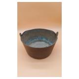 Brass Bucket With Bail Handle.