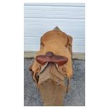 Leather Western Saddle With 13" Seat.