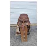 Ozark Waco Texas Leather Western Saddle.