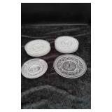 13 Clear Cape Cod Plates