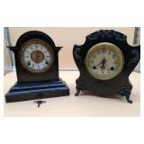 Ansonia Mantel Clock & New Haven Metal Cloc