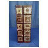 2 Leather-Bound Art Books