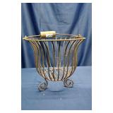 Wrought Iron Wire Planter Stand