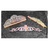 Carved Wooden Pediments