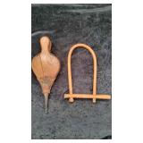 Goat Yoke & Wood/Leather Fireplace Bellow