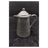 Gray Enamelware Coffee Pot