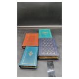4 Leather-Bound Books