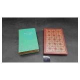 2 Leather Bound Mark Twain Books