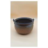 Copper Pot With Handle.