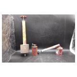 2 Bug Sprayers & Dixons Oil Tin