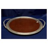 Mid-Century Aluminum Serving Tray