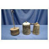 3 Cast Iron Counterweights