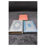 3 Leather-Bound Medical Books