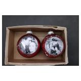 Its a Wonderful Life Pair of Christmas Ornaments