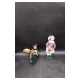 Byers Choice Caroler Figure and Squirrel