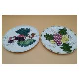 2 Blue Ridge Pottery Platters
