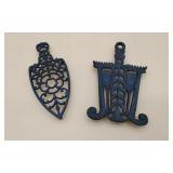 2 Cast Iron Trivettes