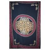 Hand-Loomed Cotton Celtic Knot Tapestry