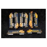 Misc HO scale Santa Fe Diesel Locomotives