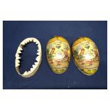 Papier-Mache Easter Egg Candy Container