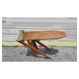 Childs Primitive Wood Ironing Board.